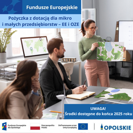 POŻYCZKA Z DOTACJĄ EE I OZE