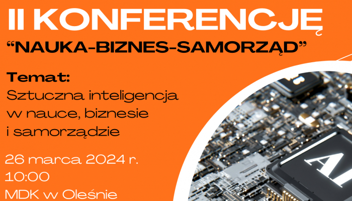 Plakat konferencja Olesno_1 - okładka II