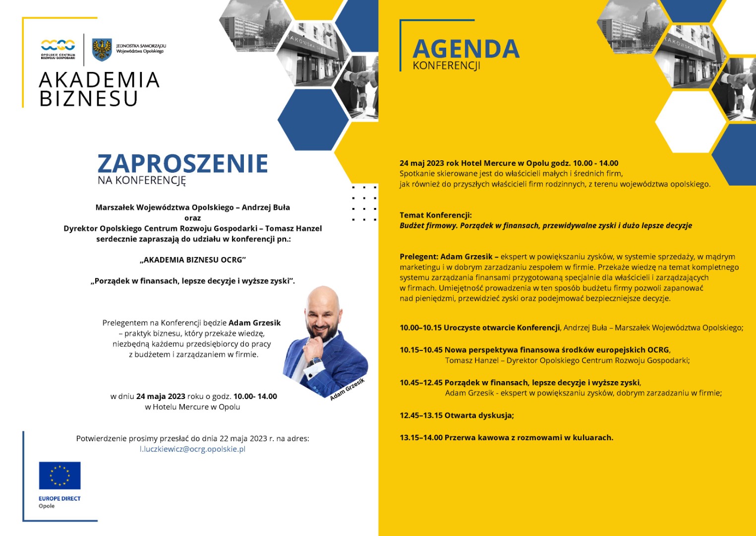 Akademia biznesu OCRG czyli jak skutecznie zarządzać finansami w firmie