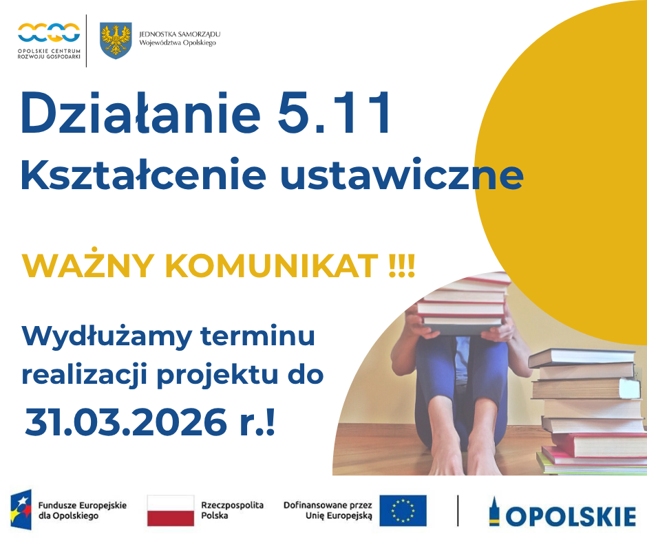 5.11 Kształcenie Ustawiczne – ważna informacja dla osób z listy rezerwowej