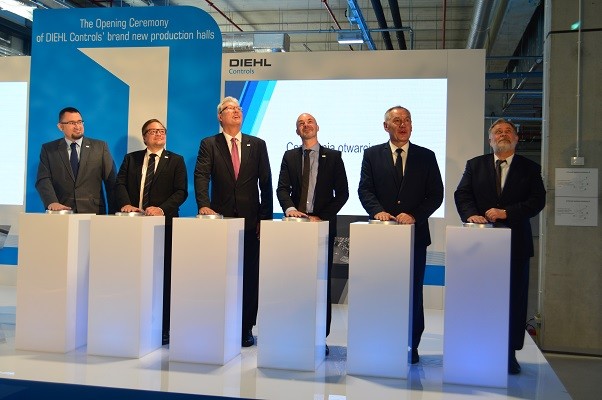 Otwarcie nowej hali Diehl Controls w Namysłowie