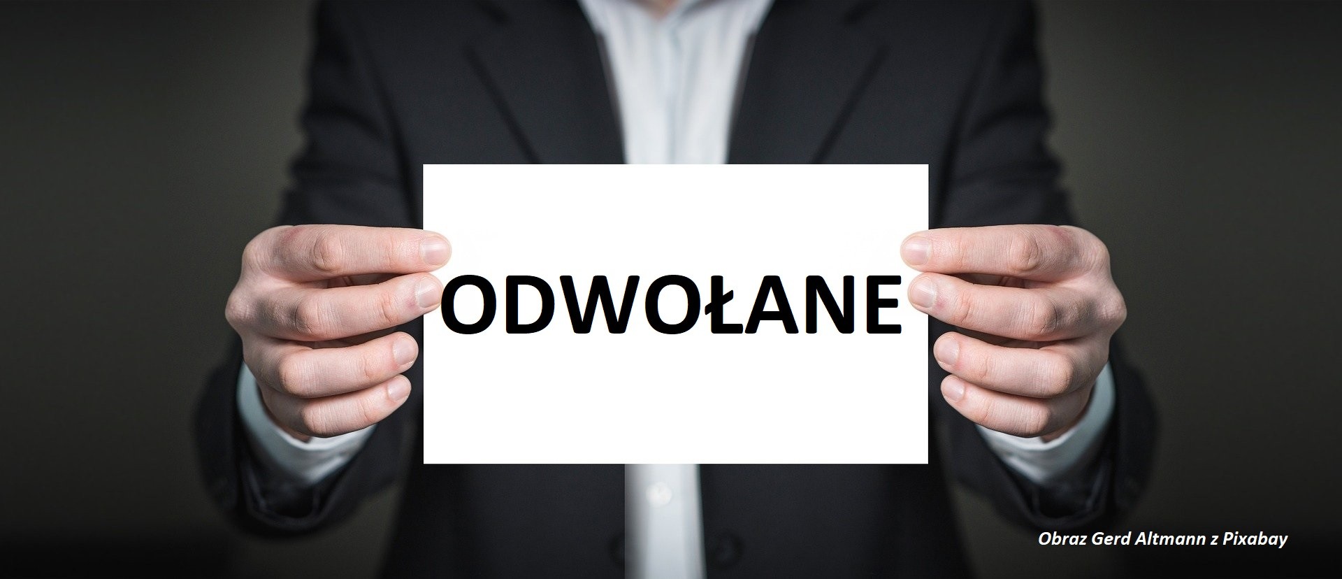 Odwołane i przesunięte wydarzenia