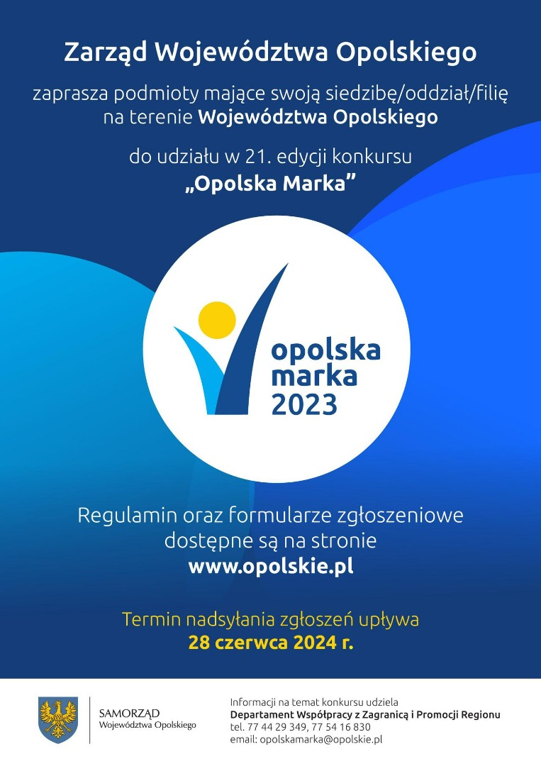 21. edycja konkursu „Opolska Marka”